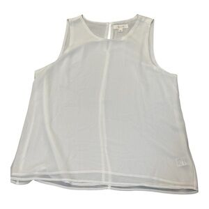 Chic White Sleeveless Tank Top